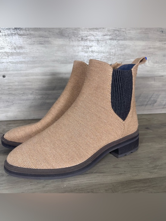 Rothy's Shoes - Rothys Womens 7 The Lug Boot Butternut Tan Brown Knit Pull On Boots